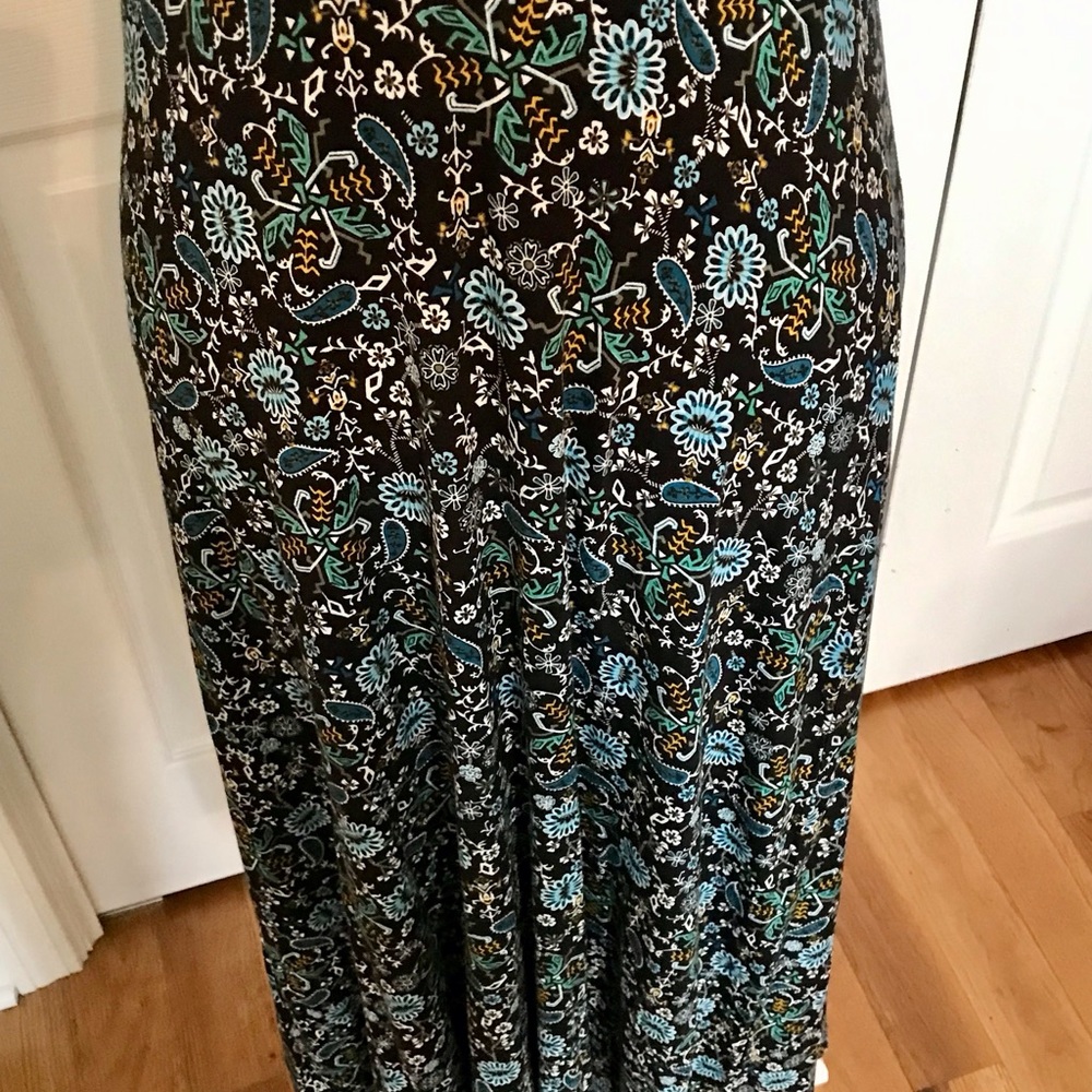 Gently Worn Loft Midi Dress with Back Tie Size M - Picture 7 of 10